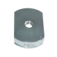 Threaded plate, from set 01-00009, 01-00009-101