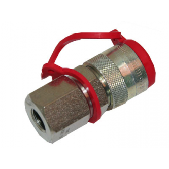 Hydraulic quick coupling, female, F, for 1030 and 1035