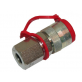 Hydraulic quick coupling, female, F, for 1030 and 1035