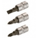 Pressed 1/4 screwdriver bits