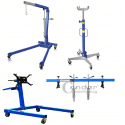 Engine mounts, gearboxes, cranes